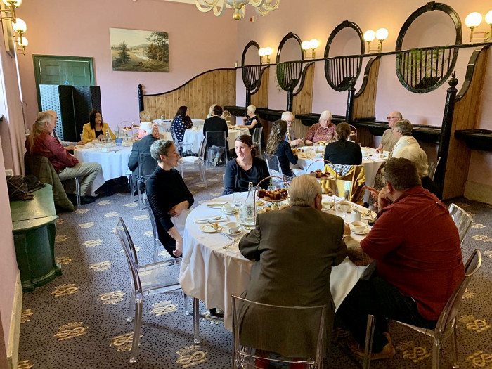 DCA celebrates appointment of new Trustee, 101-year-old former Carer, Victor with Afternoon Tea at Chatsworth House