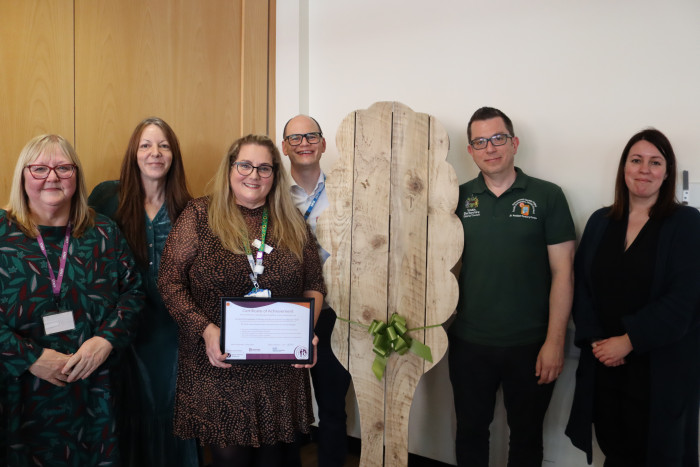 University Hospitals of Derby and Burton receive Carer Friendly Employer Quality Mark